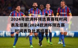 2024年欧洲杯预选赛赛程时间表及结果(2024欧洲杯预选赛：时间表及比赛结果)