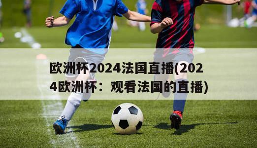 欧洲杯2024法国直播(2024欧洲杯：观看法国的直播)